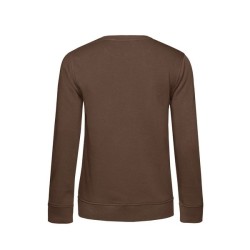 Sweat col rond organique femme - blanc