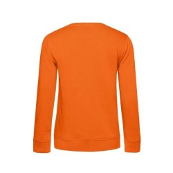 Sweat col rond organique femme - blanc