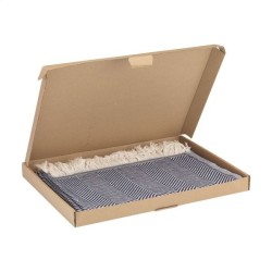 écharpe hamam avec tissage en chevrons