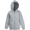 Sweat-shirt capuche zippé enfant Fruit of the Loom