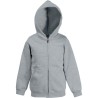 Sweat-shirt capuche zippé enfant Fruit of the Loom