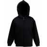 Sweat-shirt capuche zippé enfant Fruit of the Loom