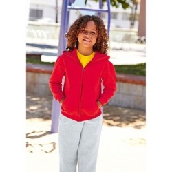 Sweat-shirt capuche zippé enfant Fruit of the Loom