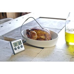 Minuteur et thermomètre de cuisson digital