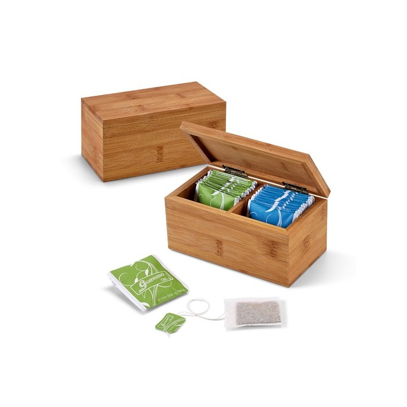 Boîte à thé en bambou