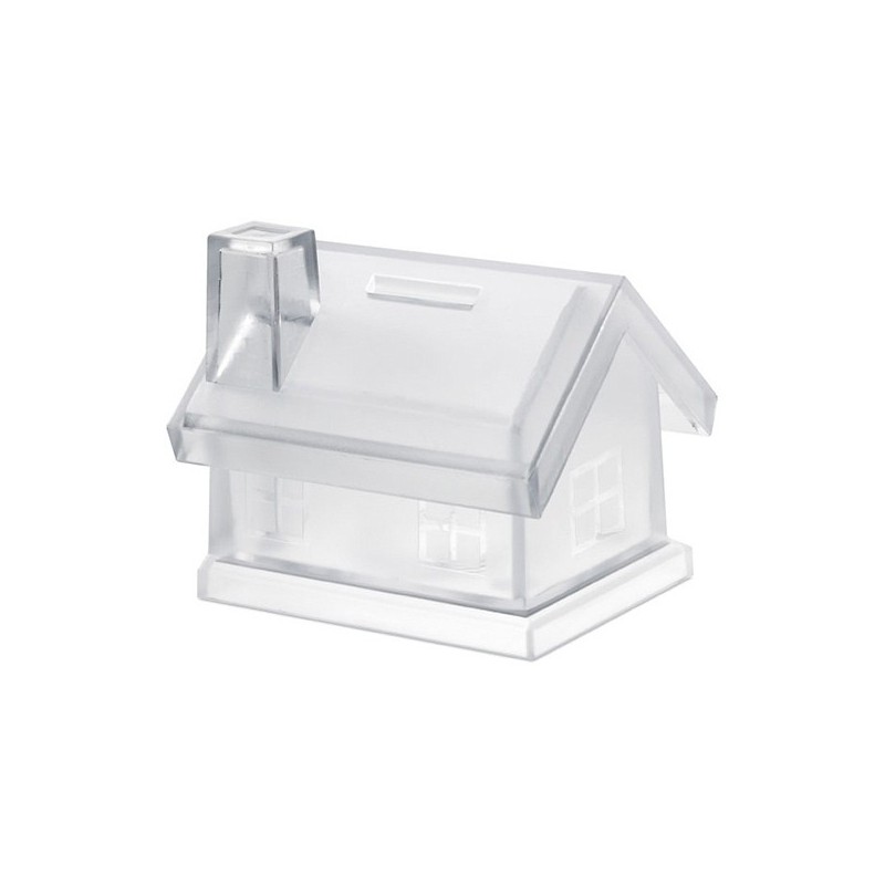 Tirelire maison plastique