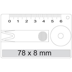 Carte pour porte-clés Anti-Zecke