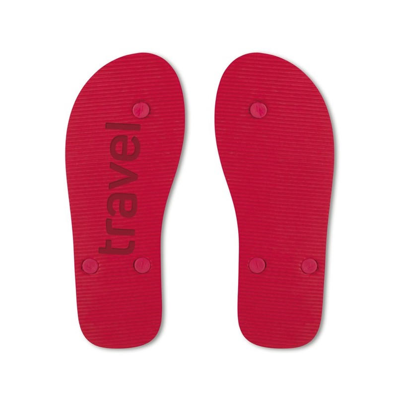 Paire de tongs sur-mesure - logo en creux