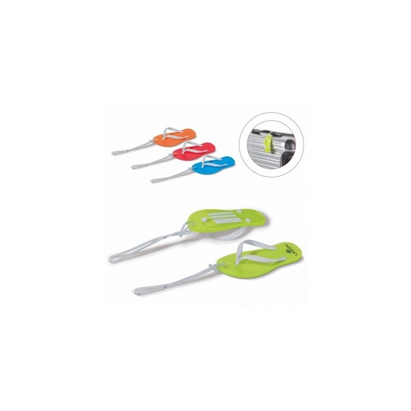 Etiquette à bagage tong