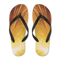 Paire de tongs sur-mesure - logo quadri