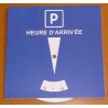 Disque de stationnement européen zone bleue