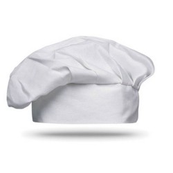 Toque de chef en coton 130g/m2