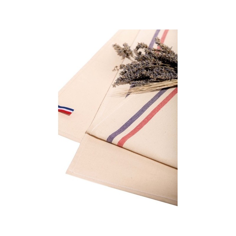 Essuie-vaisselle 2 rayures origine france garantie