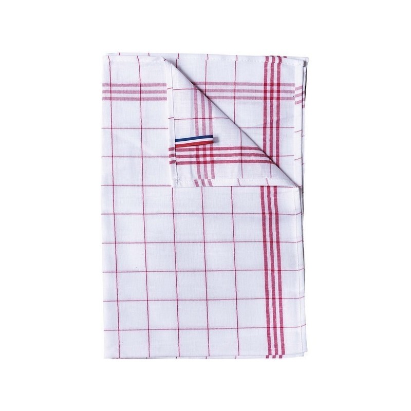 Essuie-verres à carreaux origine france garantie