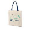 Tote bag en coton 140g/m² avec anses de couleurs