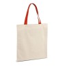 Tote bag en coton 140g/m² avec anses de couleurs