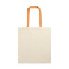 Tote bag en coton 140g/m² avec anses de couleurs