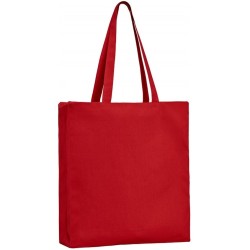 Tote bag en coton zippé avec soufflet - 220g/m²