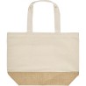 Tote bag coton et jute 220g/m²