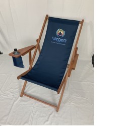 Transat confort avec accoudoirs boisson