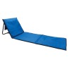 Chaise longue de plage pliable