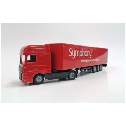 Camion remorque métal 1:87