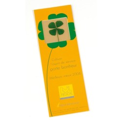 Marque page trèfle porte bonheur