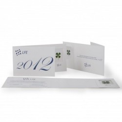 Carte trèfle à 4 feuilles porte bonheur