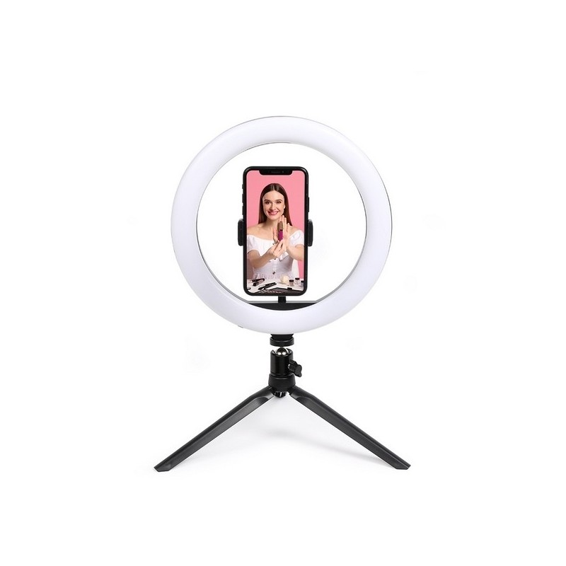 Ring light avec trépied