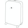 Trolley-boardcase ABS 4 roues  35x20x55cm
