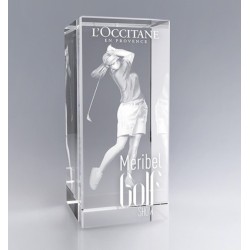 Trophée rectangulaire 8x18cm