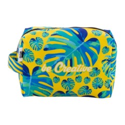 Trousse de toilettes full quadri en RPET