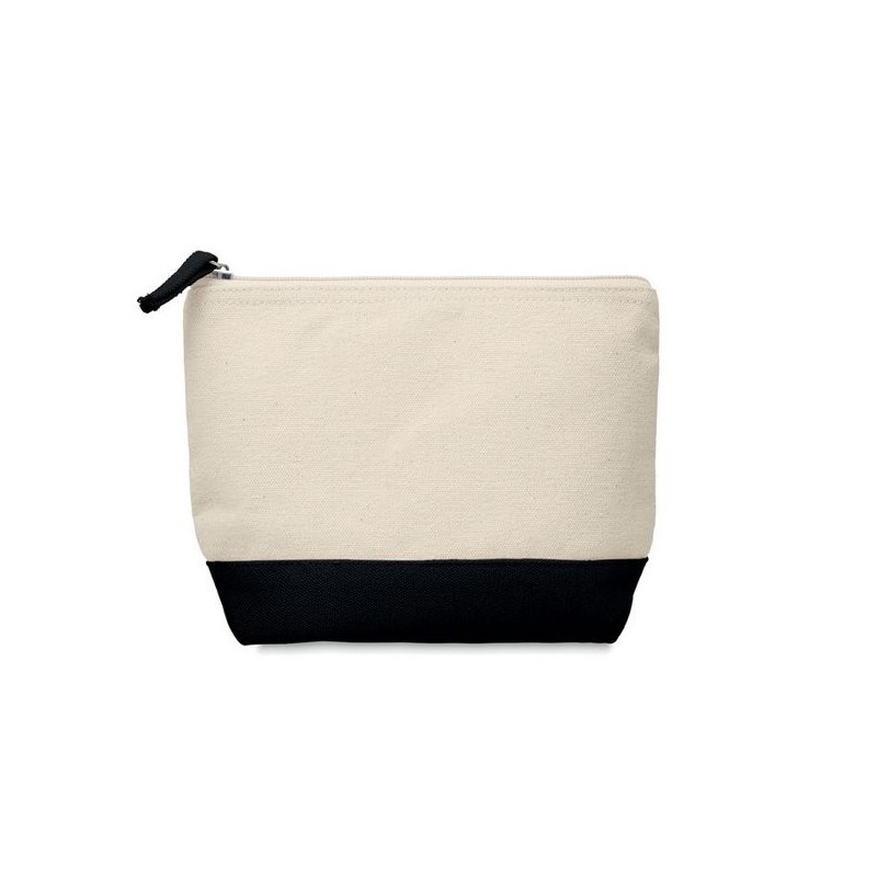  Trousse en coton bicolore