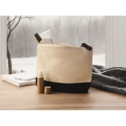  Trousse en coton bicolore