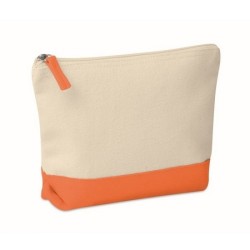  Trousse en coton bicolore