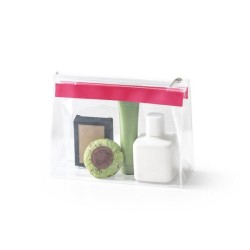Trousse de toilette transparente