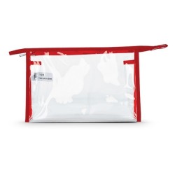 Petite trousse de toilette transparente