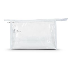 Petite trousse de toilette transparente