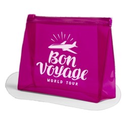 Trousse de toilette transparente- 7 coloris