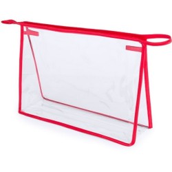 Grande trousse de toilette transparente