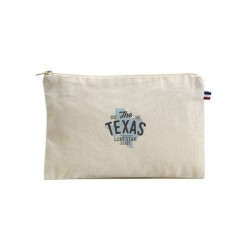 Trousse 27x18 en coton bio GOTS fabriquée en France