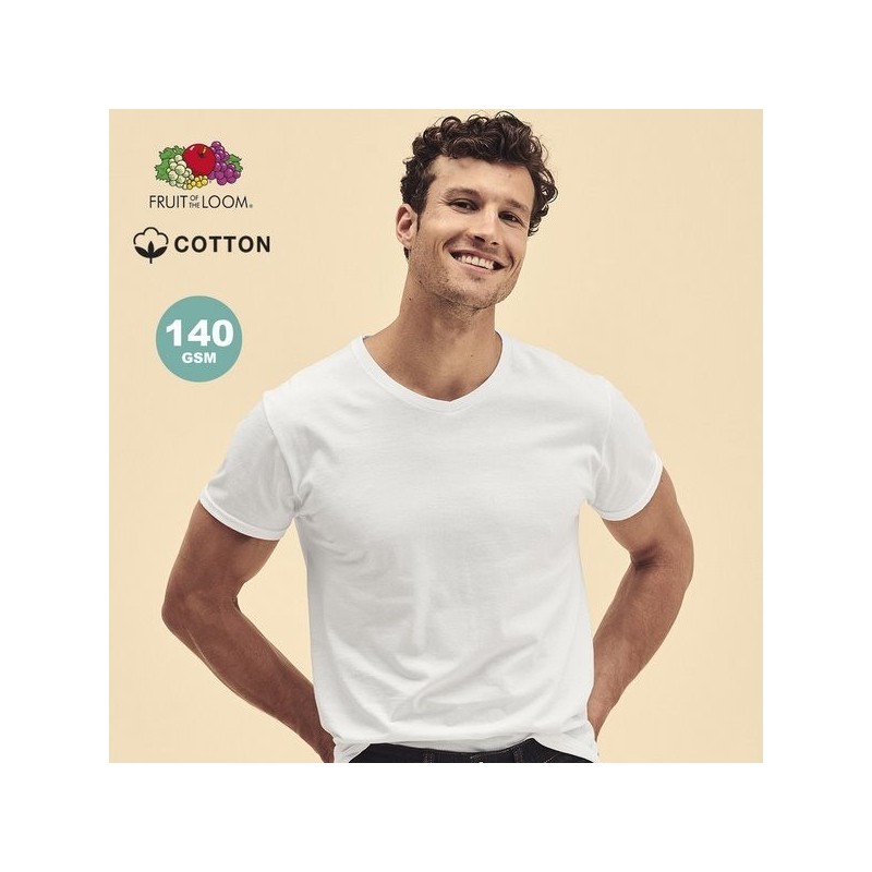 T-Shirt Adulte Blanc - Iconic V-Neck