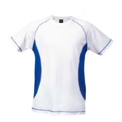 T-shirt technique 100% polyester respirant 135g/m2 et coutures renforcées