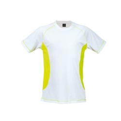 T-shirt technique 100% polyester respirant 135g/m2 et coutures renforcées
