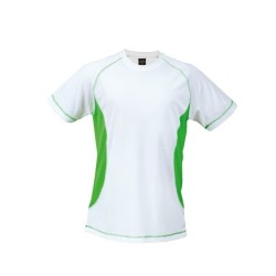 T-shirt technique 100% polyester respirant 135g/m2 et coutures renforcées