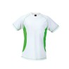 T-shirt technique 100% polyester respirant 135g/m2 et coutures renforcées
