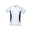 T-shirt technique 100% polyester respirant 135g/m2 et coutures renforcées