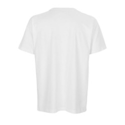 Tee-shirt blanc homme 100% coton bio boxy