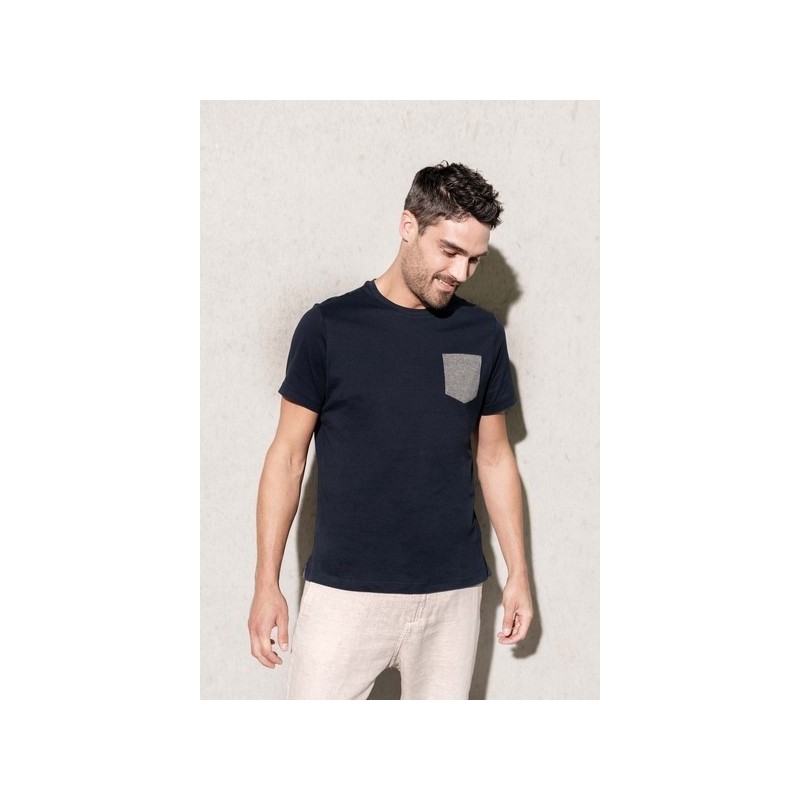 T-shirt en coton bio avec poche