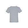 T-shirt rayé marin avec poche manches courtes enfant